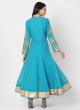 Firoji Color Anarkali Style Kurti Set